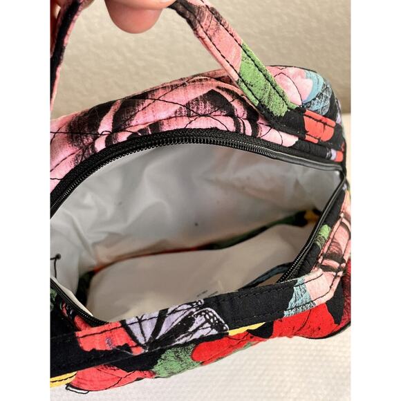 Vera Bradley Pink Red Yellow Blue Floral Lunch Bag - Picture 7 of 12